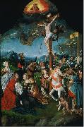 Jan Mostaert The Crucifixion oil